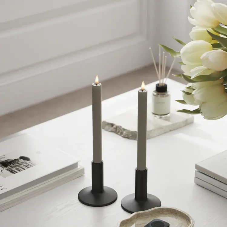 Deluxe Homeart Deluxe Homeart | LED dinerkaars sand 24cm | 2stuks