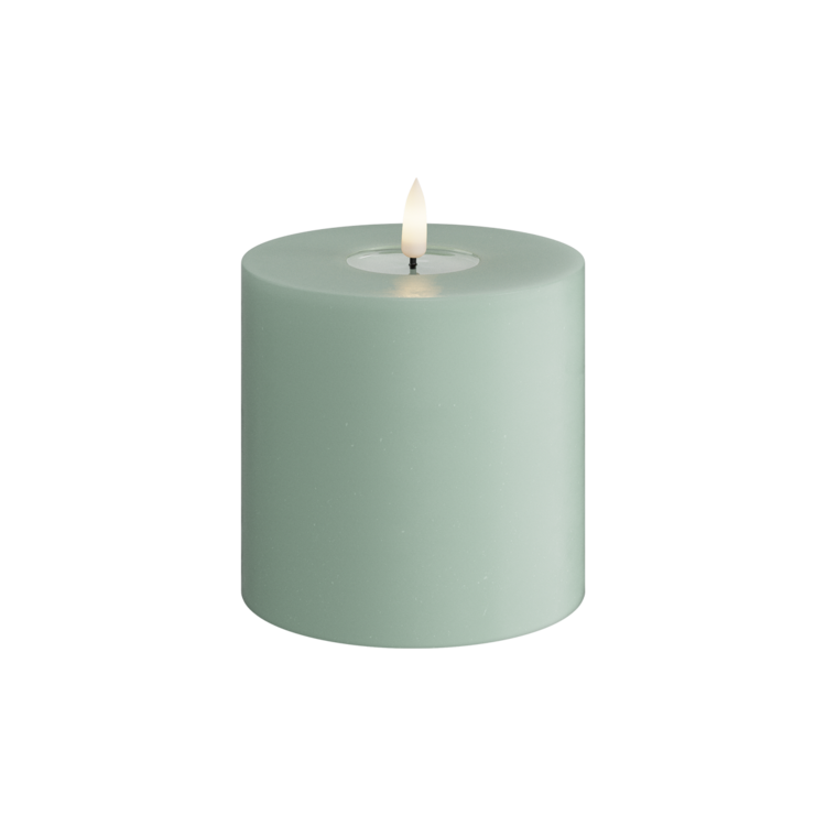 Deluxe Homeart Deluxe Homeart | LED Kaars saliegroen 10x10cm