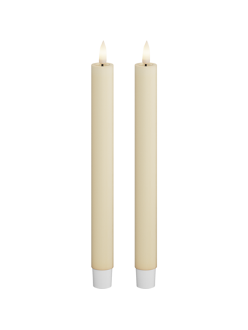 Deluxe Homeart Deluxe Homeart | LED dinerkaars creme 24cm | 2stuks
