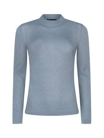 Ydence | Top Lotte gebreid blue grey