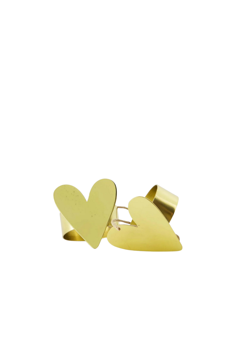 Zusss Zusss | Servetringen hartje goud | Set2