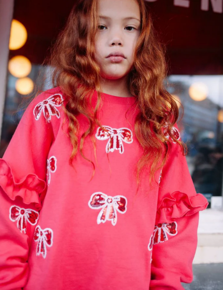 Daily Brat Daily Brat | Sweater Shimmer bow