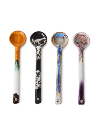 HK Living HK Living | 70's servies lepels M force set van 4