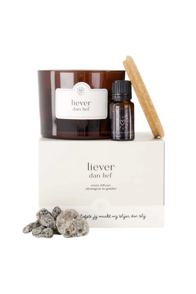 Zusss Zusss | Diffuser lava steen liever dan lief