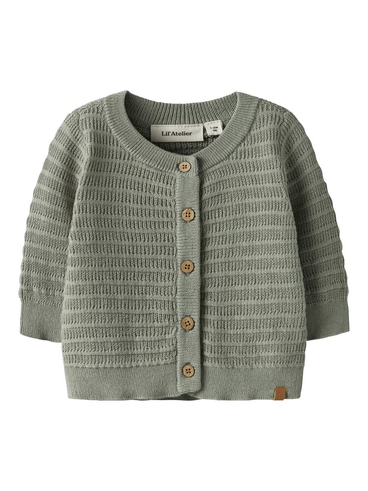Lil Atelier Lil Atelier | Vestje Thunder seagrass