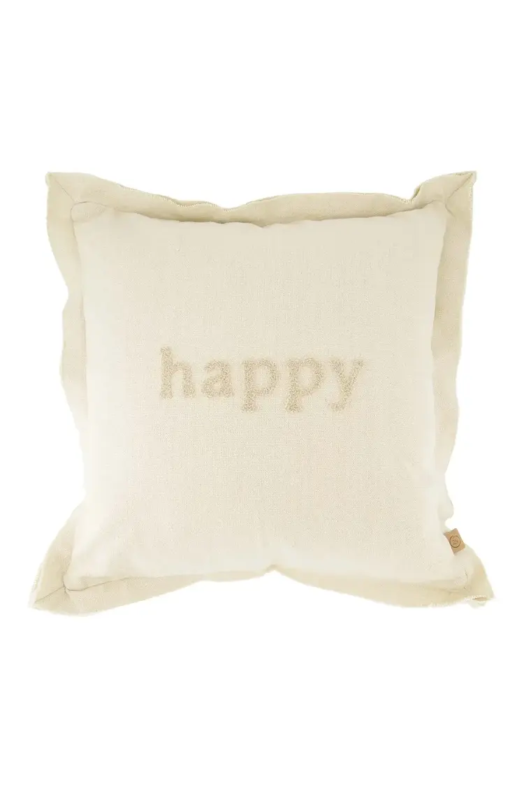 Zusss Zusss | Kussen happy 45x45cm