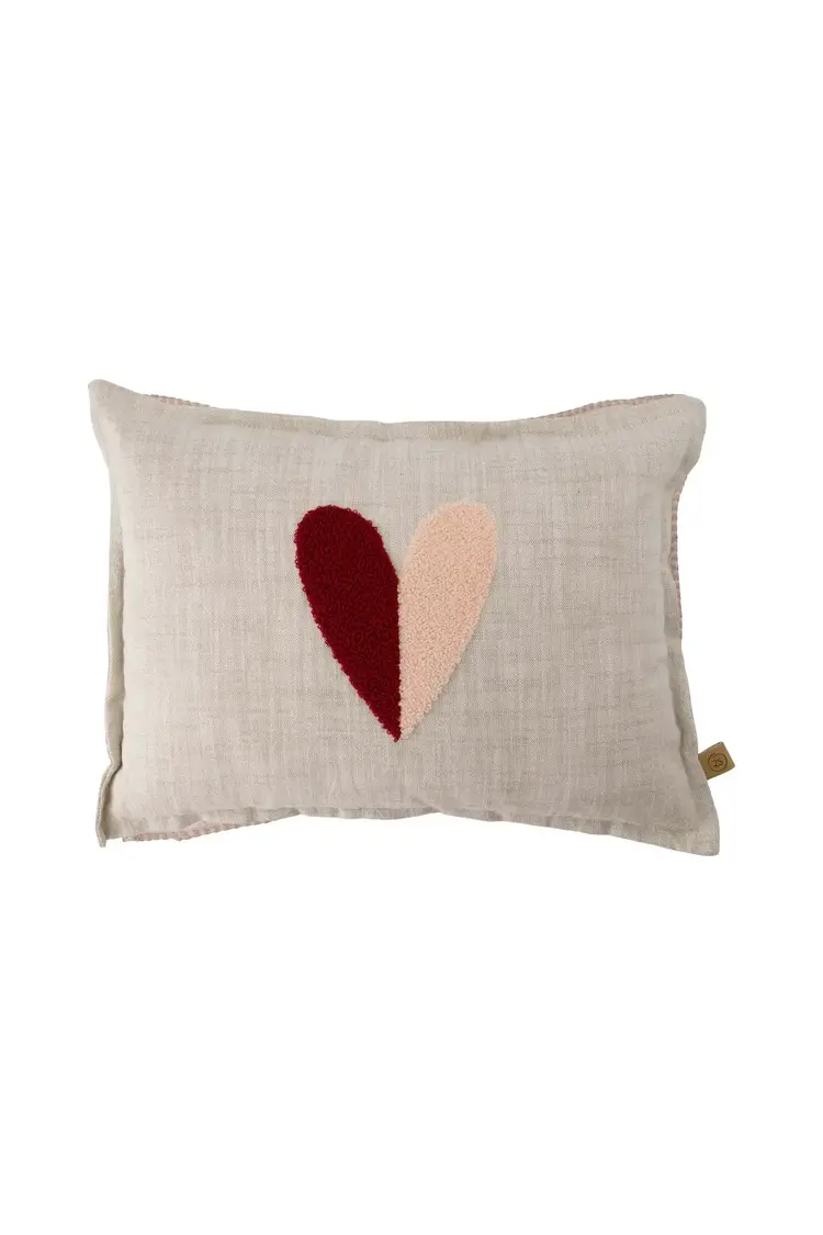 Zusss Zusss | Kussen hartje 35x25cm