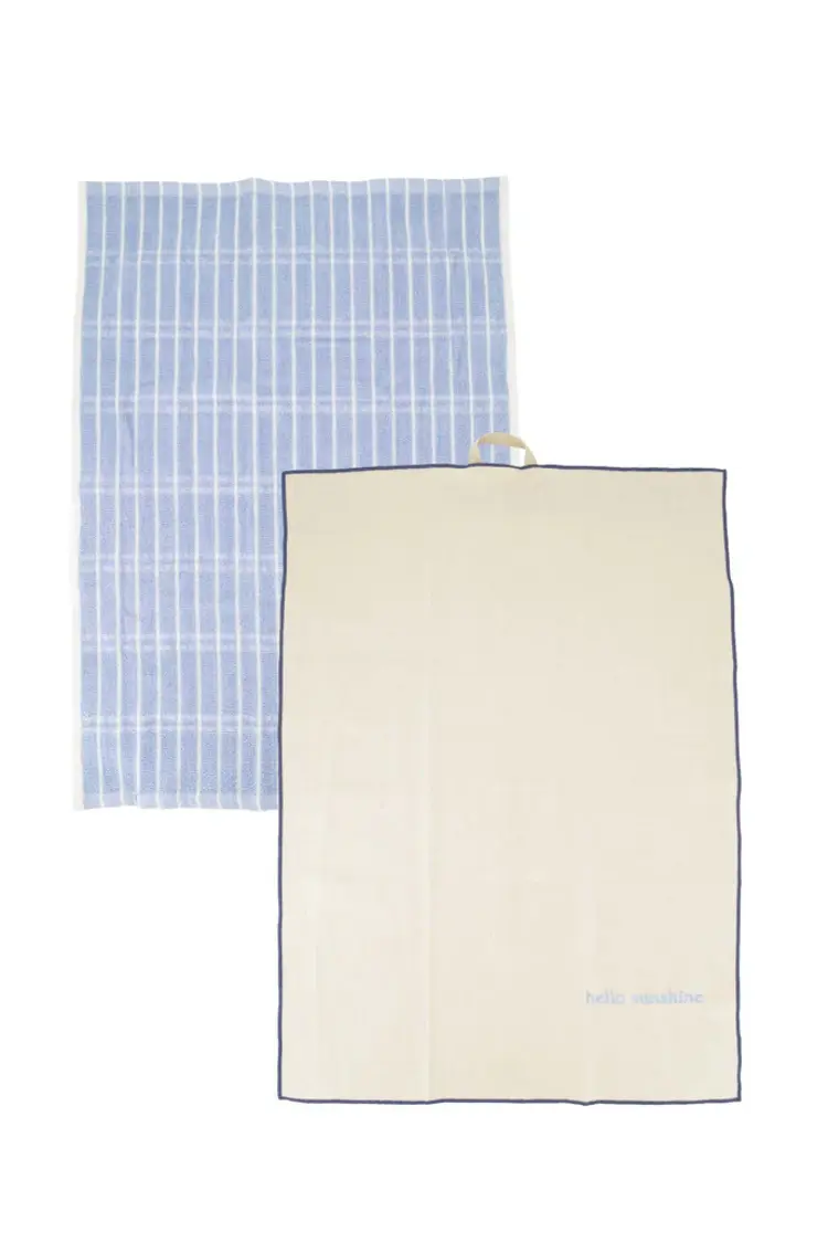 Zusss Zusss | Keukenset ruit hello sunshine