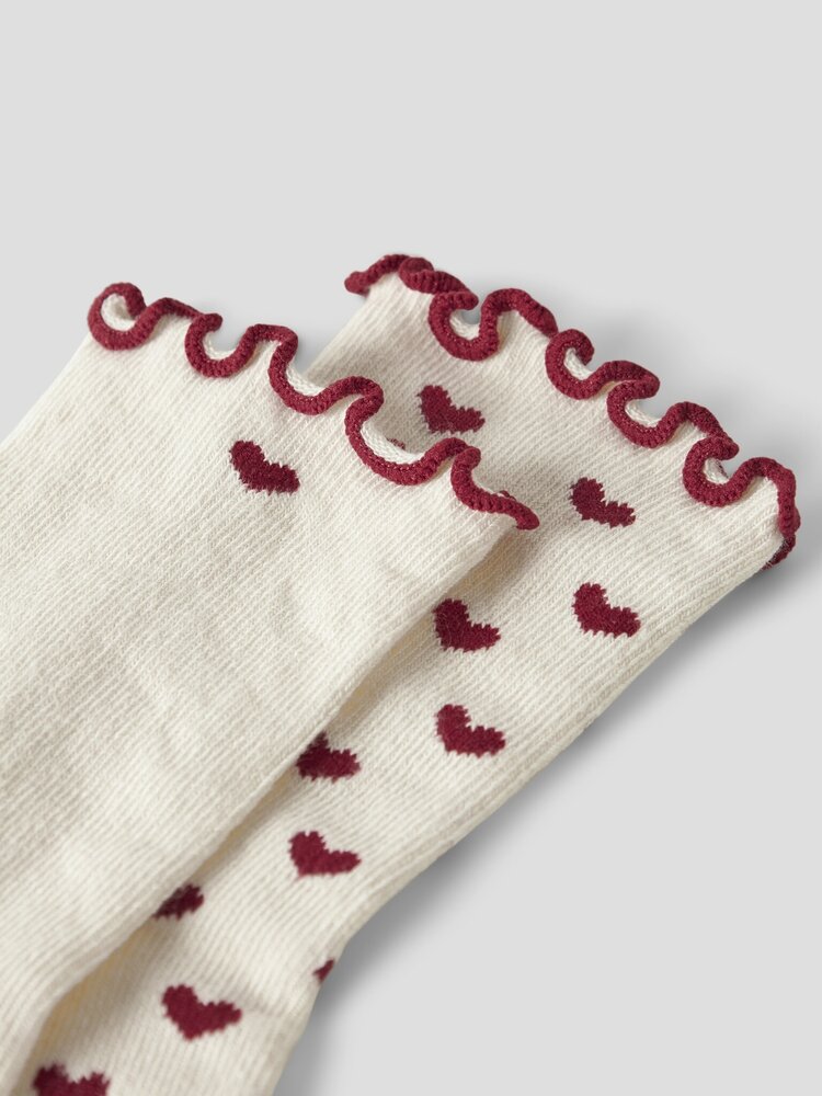 Lil Atelier Lil Atelier | Sokken Rosita hartjes set2