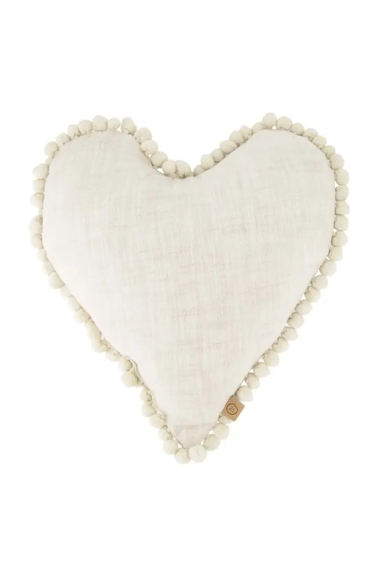 Zusss Zusss | Kussen hartvorm 36x40cm