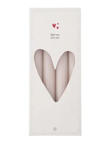 Zusss Zusss | Set van 4 rustieke kaarsen 20cm zand