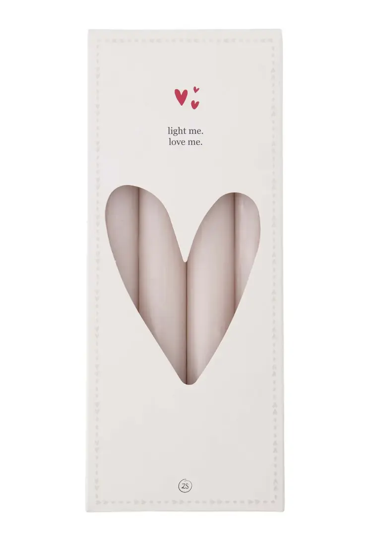 Zusss Zusss | Set van 4 rustieke kaarsen 20cm zand