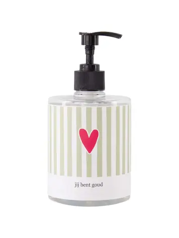 Zusss Zusss | Handzeep 500ml streep hartje tekst jij bent goud