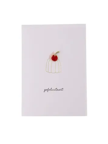 Zusss Zusss | Wenskaart broche gefelicitaart