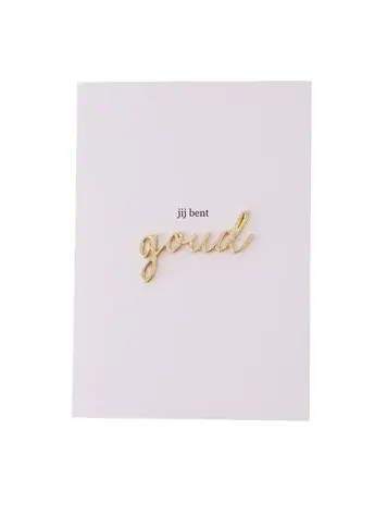 Zusss Zusss | Wenskaart magneet jij bent goud