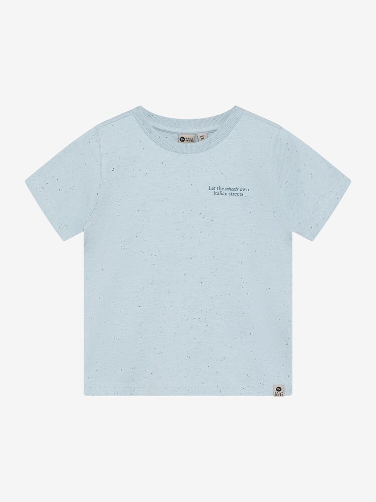 Daily7 Daily7 | T-shirt Nappy backprint blue