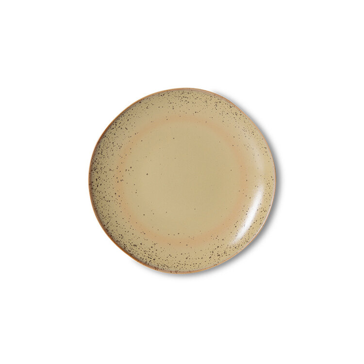 HK Living PRE ORDER HK Living | 70's servies dessertbord grit