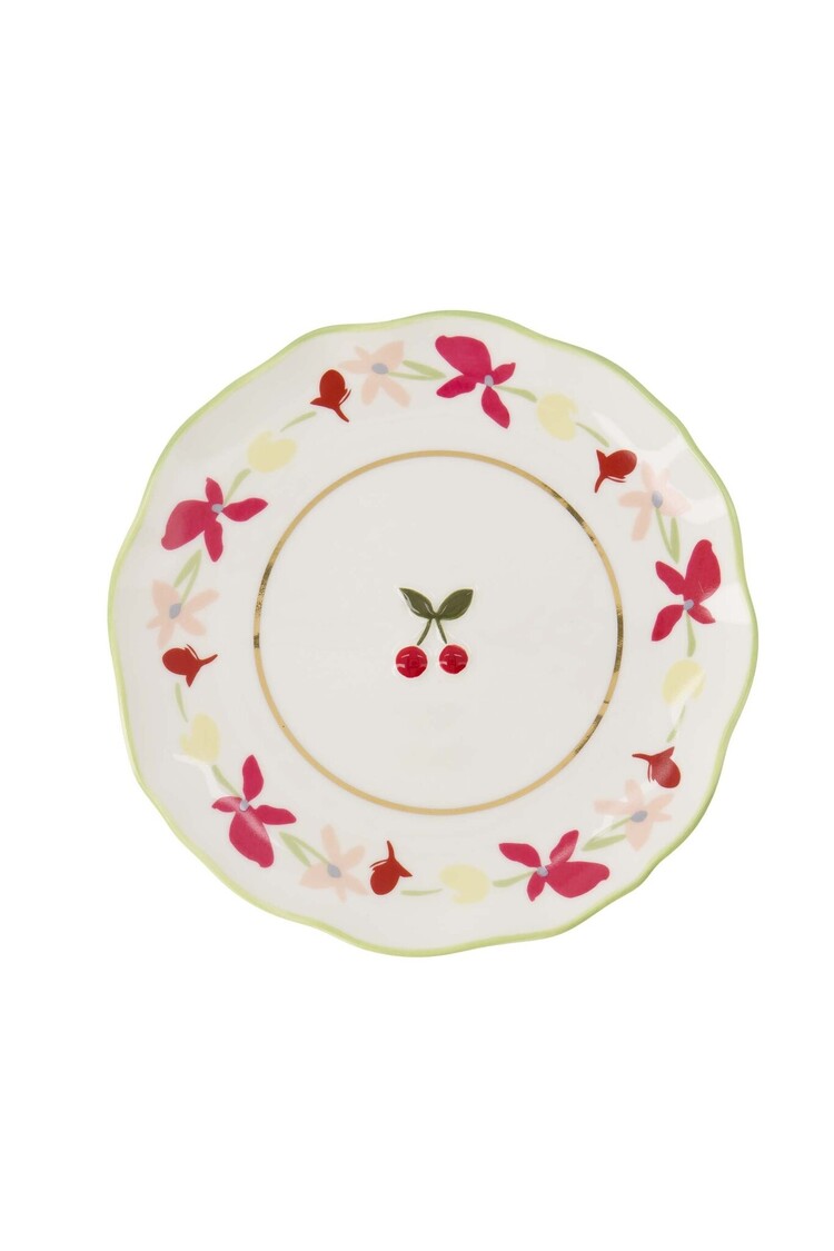 Zusss Zusss | Serveerschaal bloemen handgeschilderd