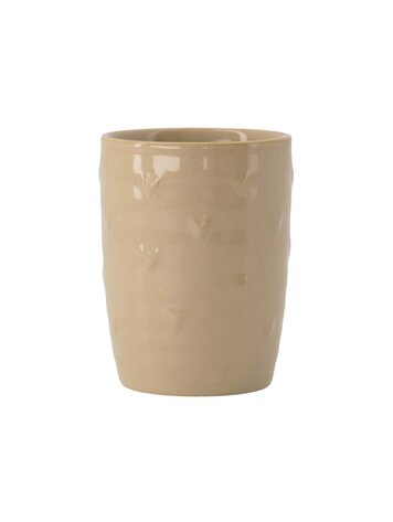 Zusss Zusss | Koffiemok hartjes zand parelmoer