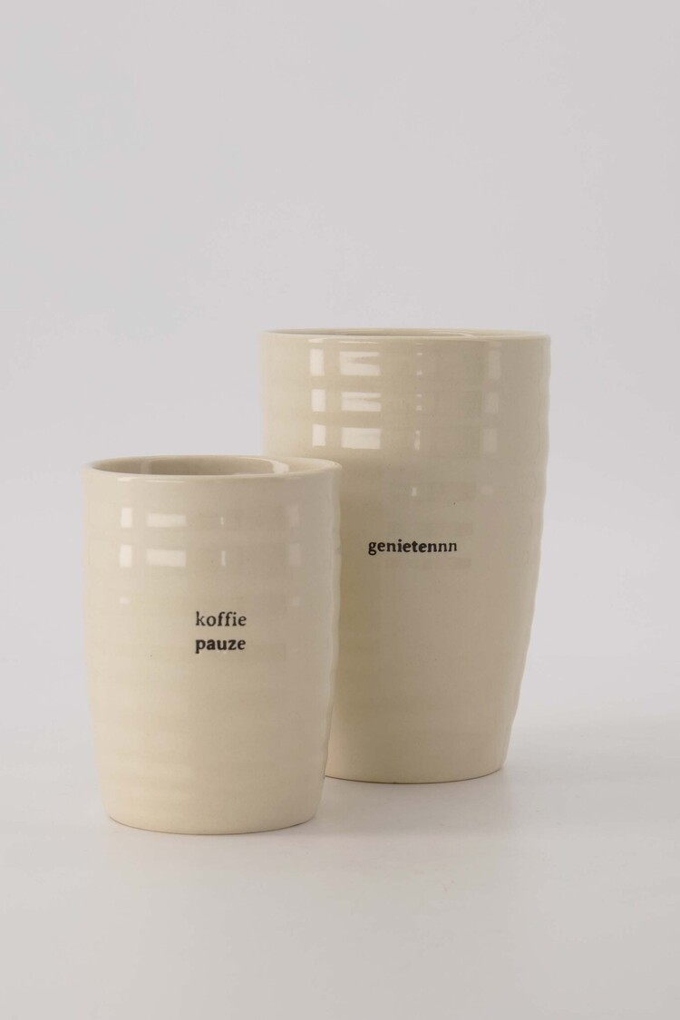 Zusss Zusss | Koffiemok koffie pauze zand