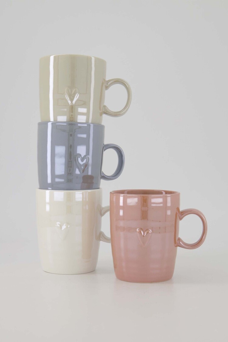 Zusss Zusss | Theemok parelmoer hartje roze