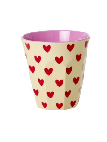 Rice Rice | Mok melamine créme hartjes
