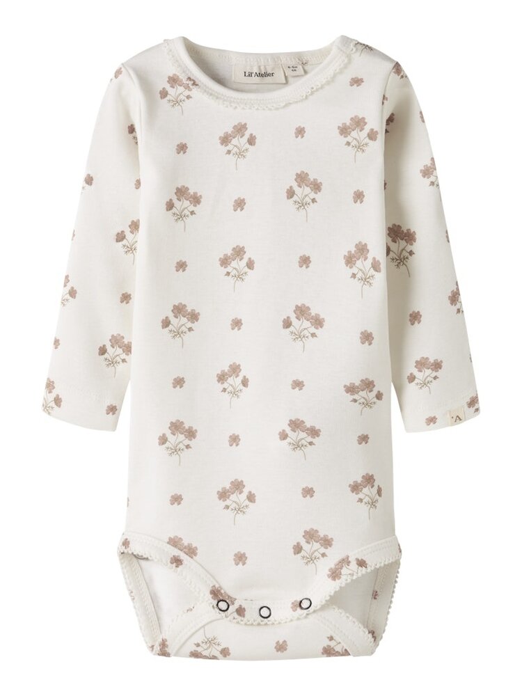 Lil Atelier Lil Atelier | Romper Layo Sig coconut milk flower