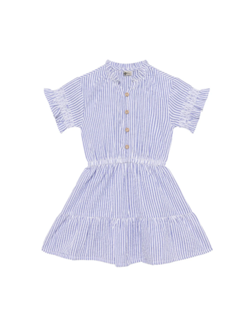 Daily7 Daily7 | Jurk Ruffle stripe