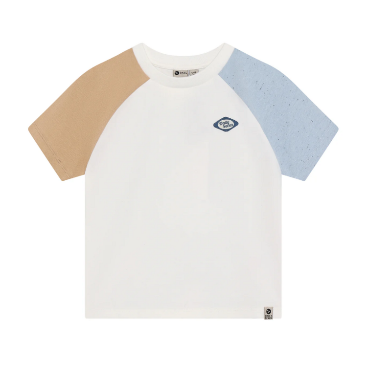 Daily7 Daily7 | T-shirt contrast egret