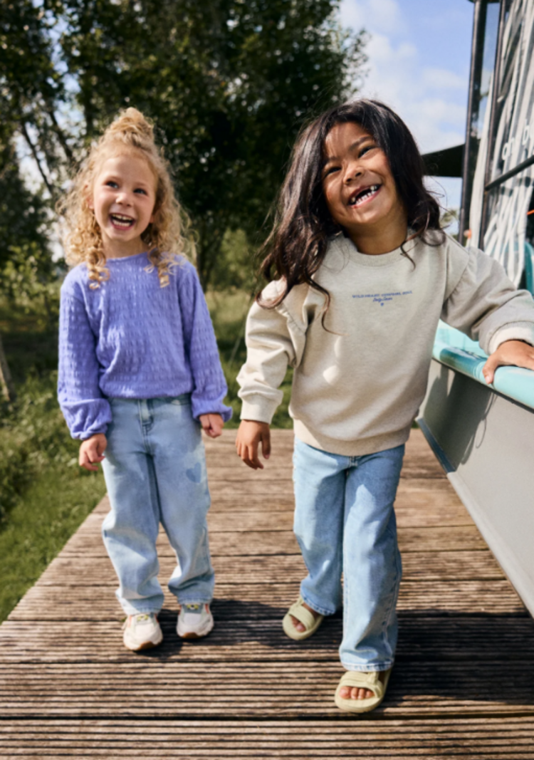 Daily7 Daily7 | Jeans wide fit studs denim