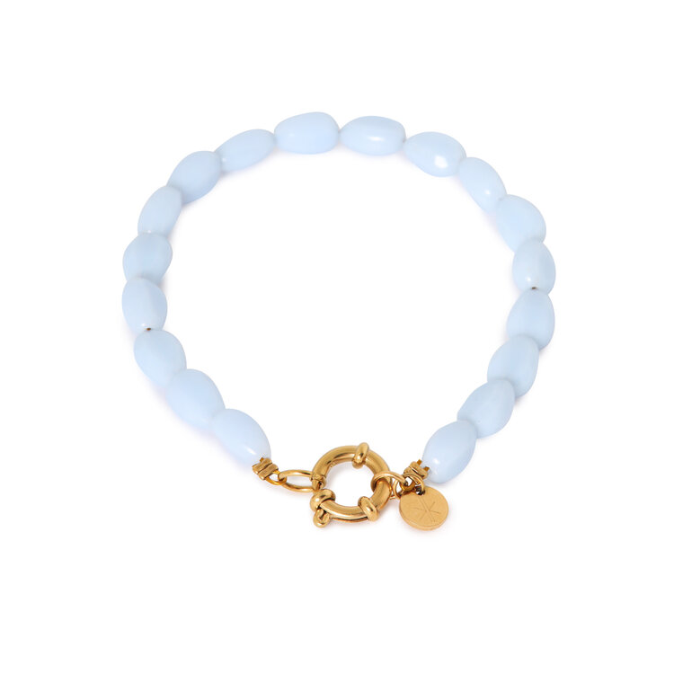 Label Kiki | Armband Shades of blue gold