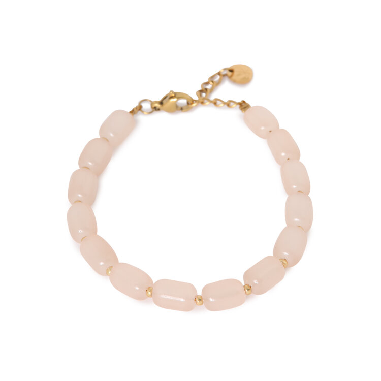 Label Kiki | Armband Natural beads gold