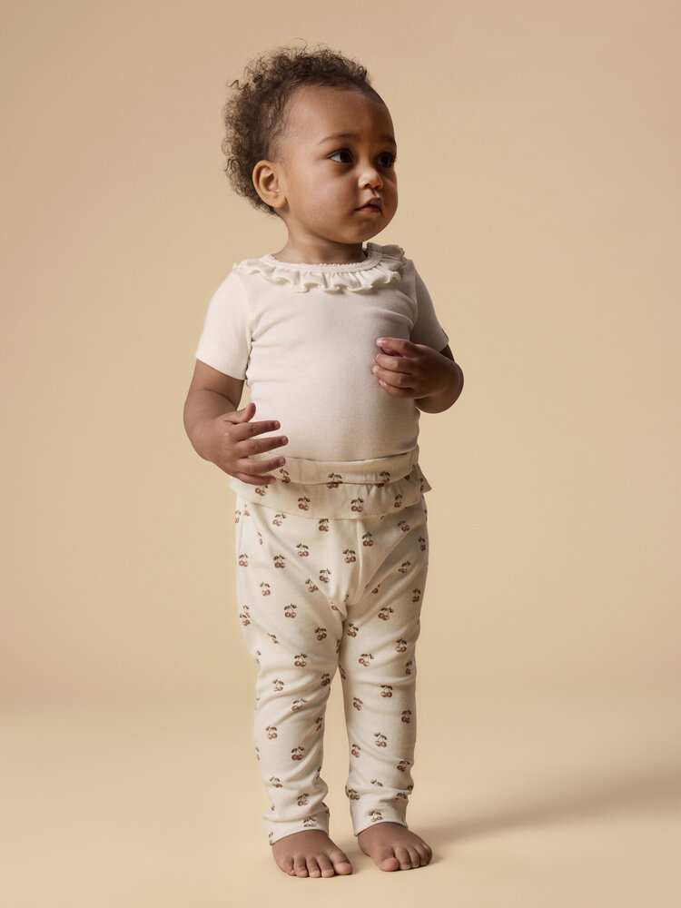 Lil Atelier Lil Atelier | Legging Layo coconut milk cherry