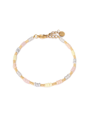 Label Kiki | Armband Soft Rainbow gold