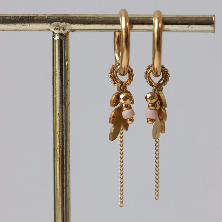 Label Kiki | Oorbellen Chain Olivia gold