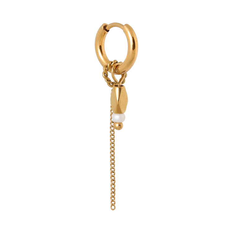Label Kiki | Oorbellen Chain Medusa gold