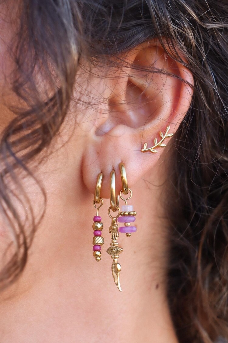 Label Kiki | Oorbellen Marina gold Set2