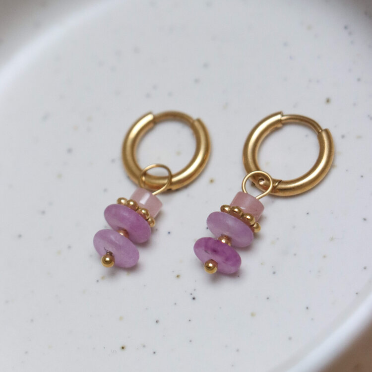 Label Kiki | Oorbellen Marina gold