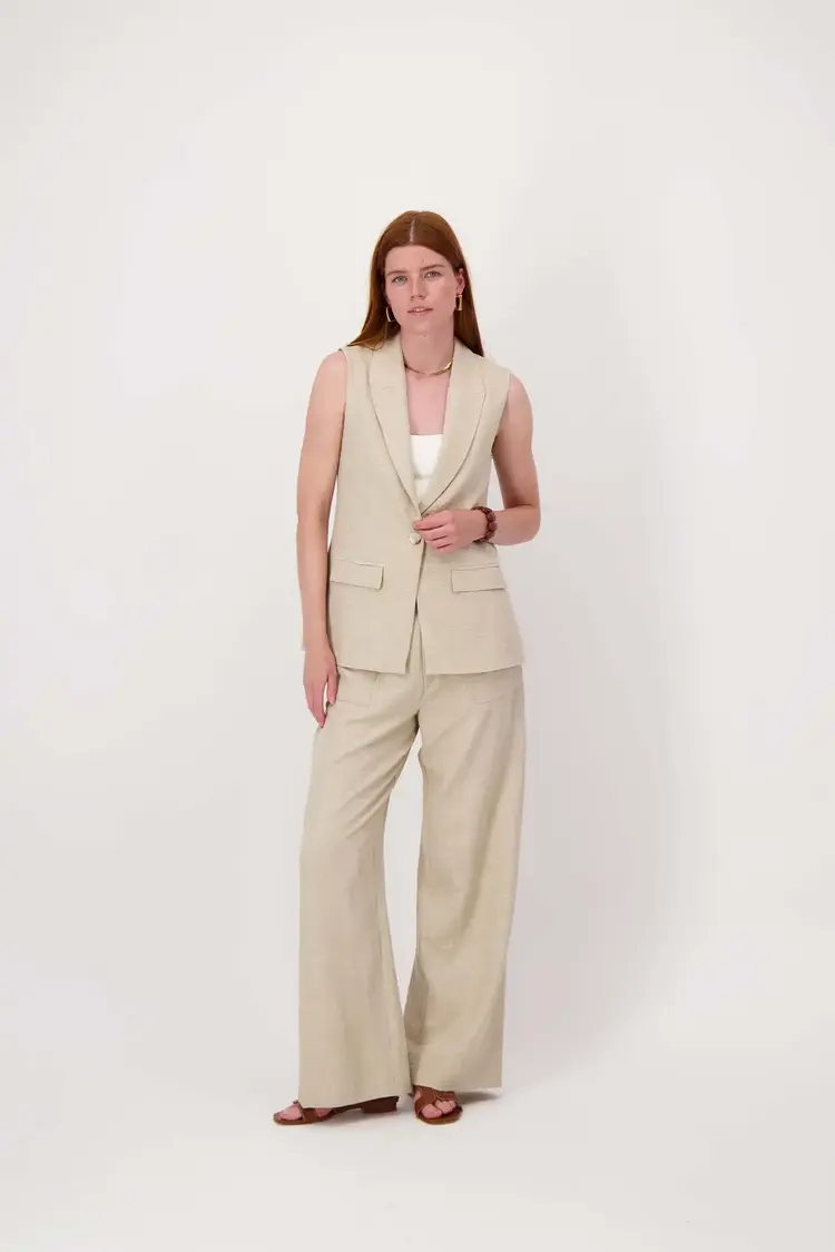 Zusss Zusss | Losvallende broek met stretch