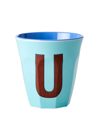 Rice Rice | Mok melamine zacht blauw U