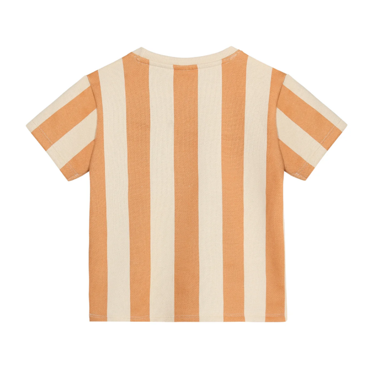 Daily7 Daily7 | T-shirt Big stripe sandstone