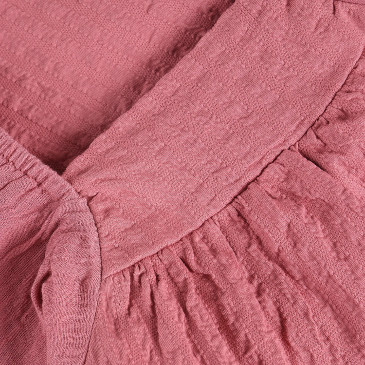 Daily7 Daily7 | Jurk wide sleeve heather rose