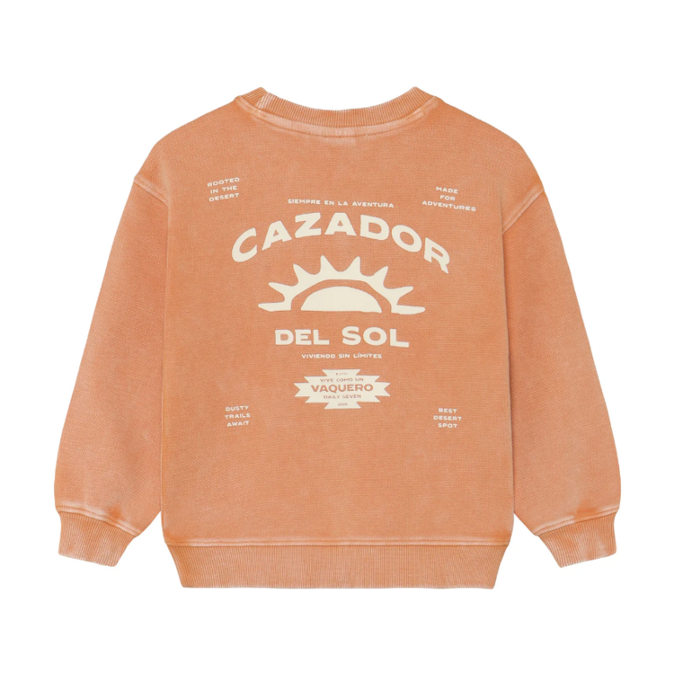 Daily7 Daily7 | Sweater Oversized backprint sandstone