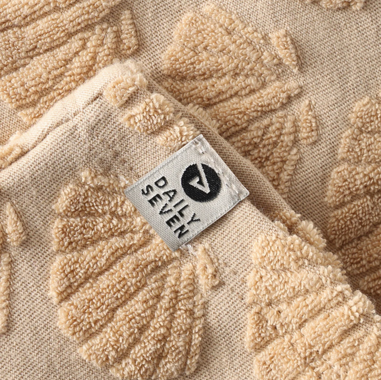 Daily7 Daily7 | Short Terry print latte sand