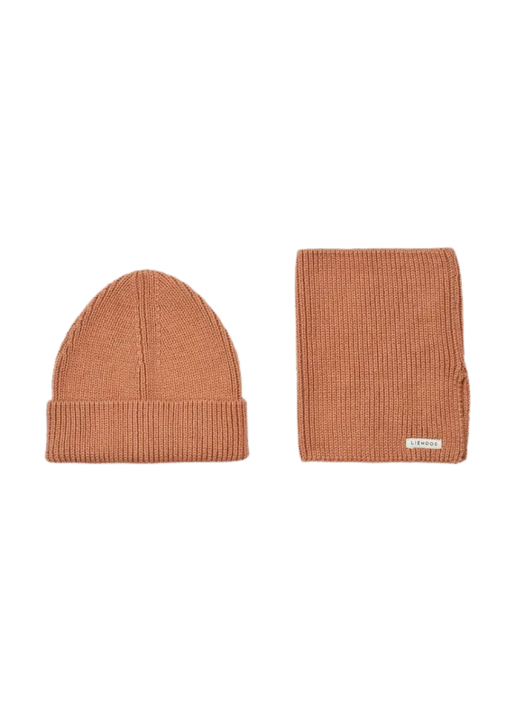 Liewood Liewood | Beanie en sjaal tuscany rose
