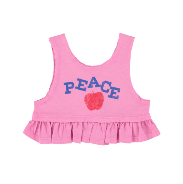 Piupiuchick Piupiuchick | Top Peace print pink