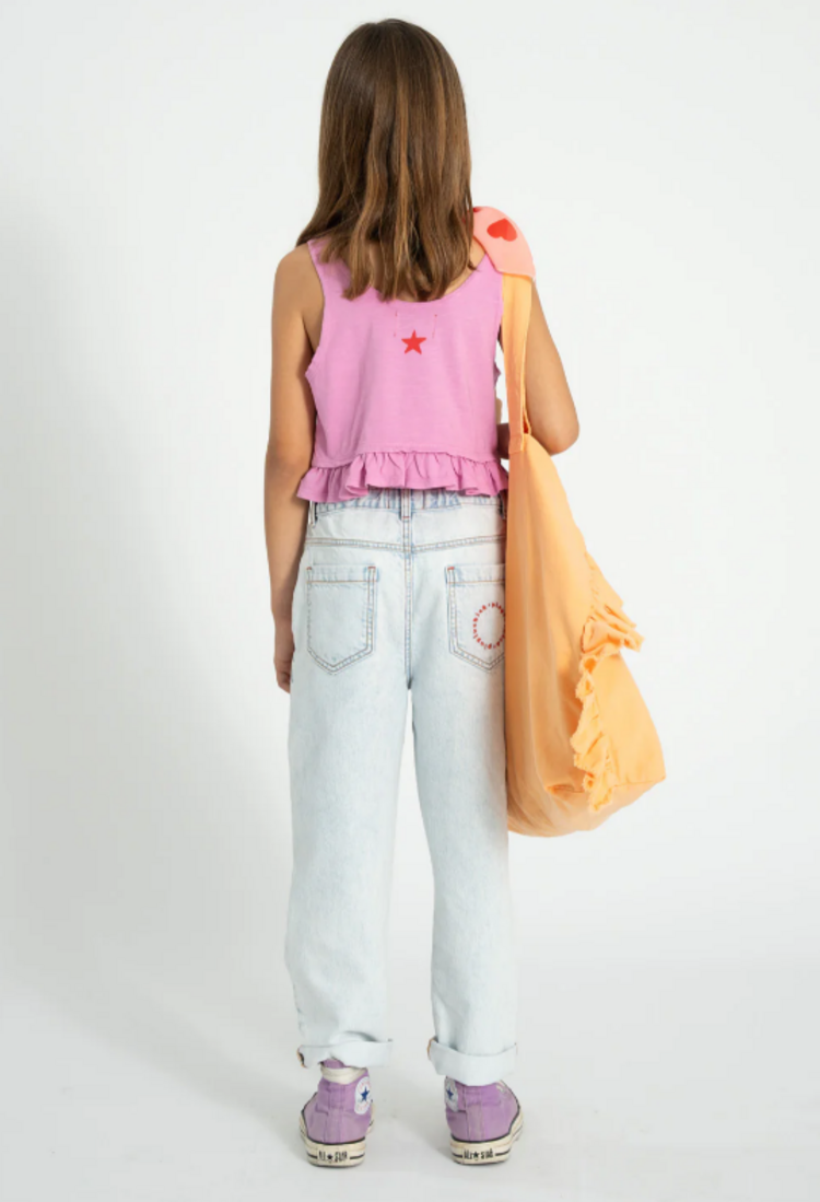 Piupiuchick Piupiuchick | Top Peace print pink