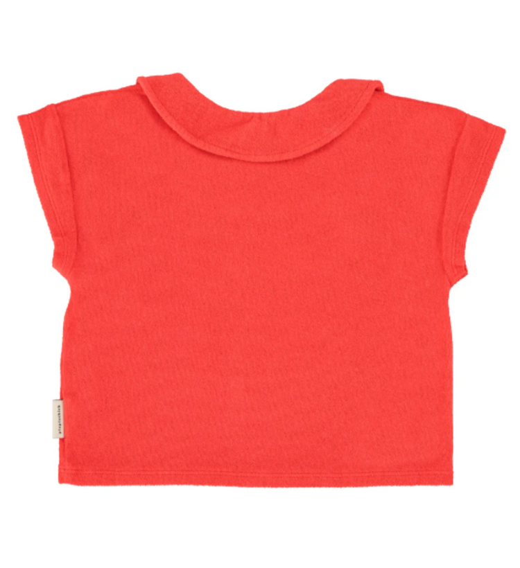 Piupiuchick Piupiuchick | T-shirt Peter pan Amour red