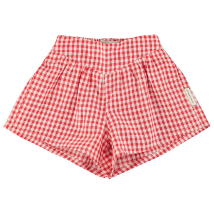 Piupiuchick Piupiuchick | Short Checkered red ecru
