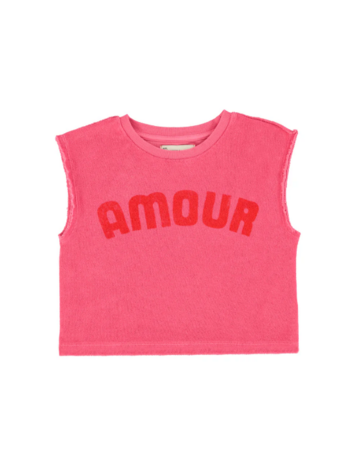 Piupiuchick Piupiuchick | Top Amour print pink
